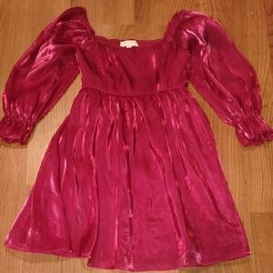 Elegant Red Mini Dress